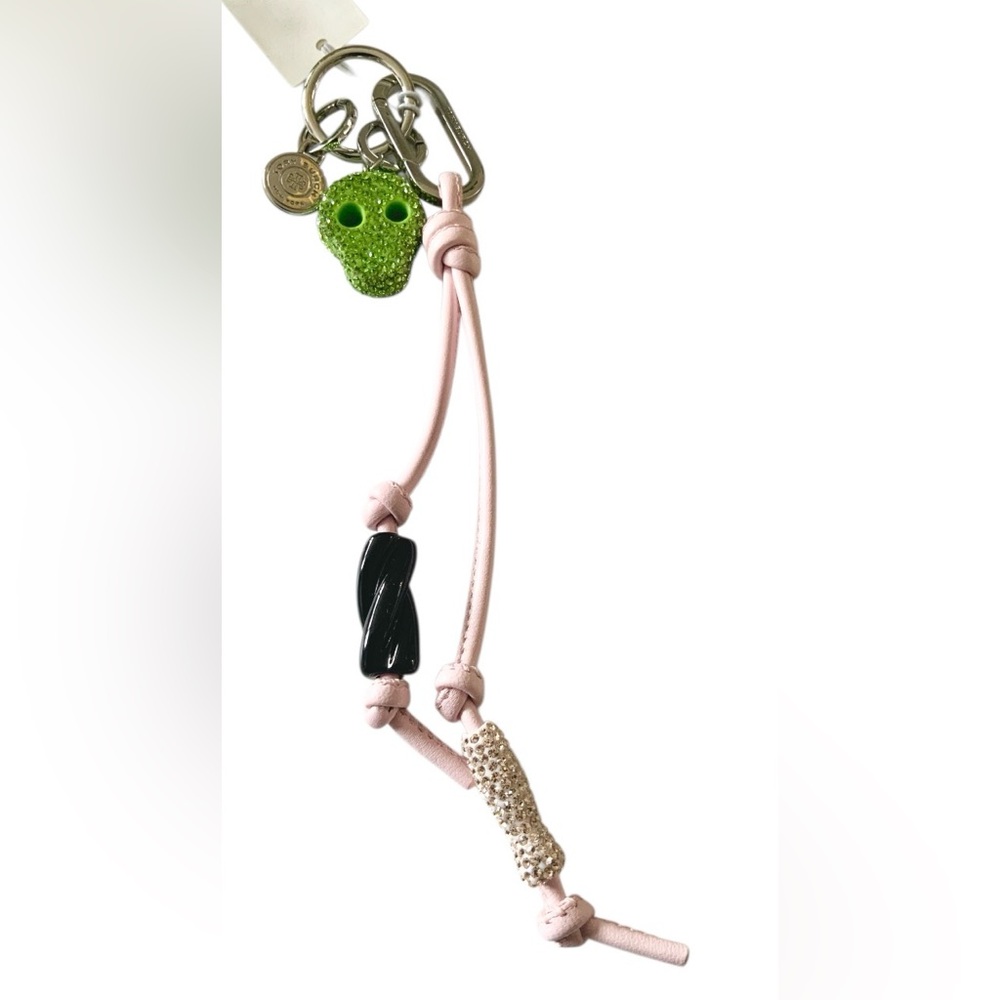 NWT TORY BURCH PICK & MIX CRYSTAL SKULL BONBON PURSE CHARM KEY FOB - Picture 6 of 10